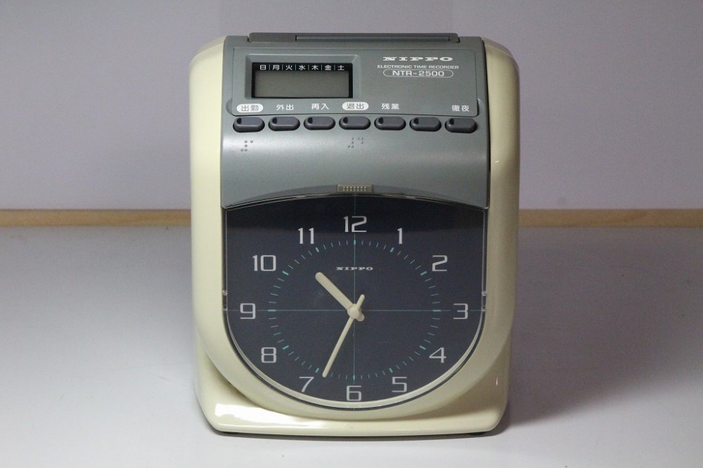 ニッポー 電子タイムレコーダー NTR-2500 - 2