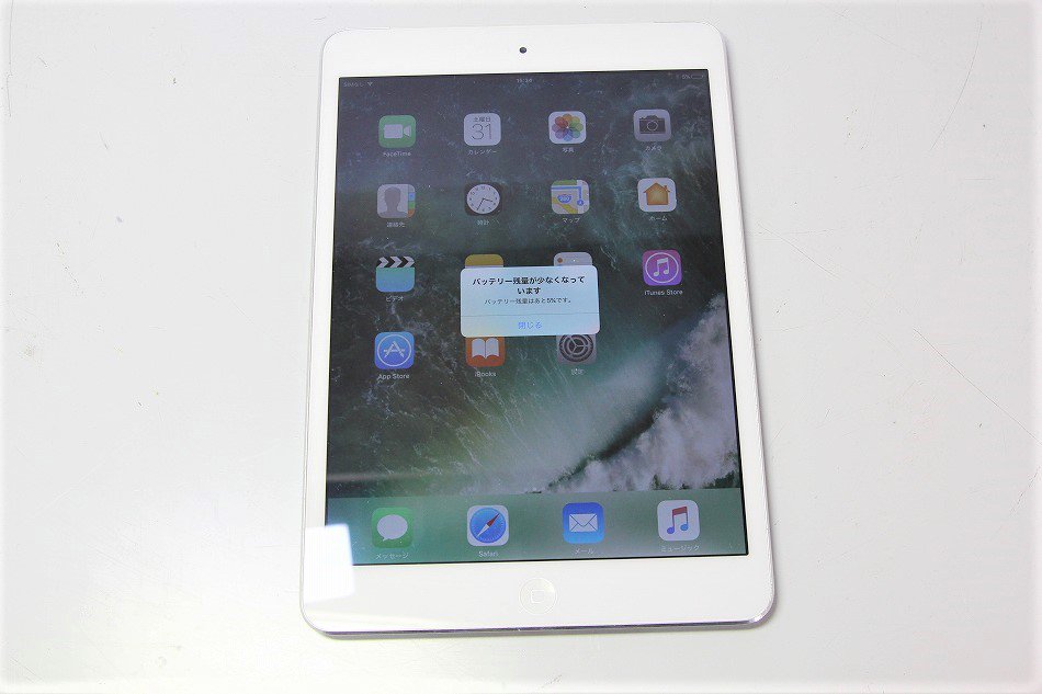 iPad mini 2 Retina 16GB SoftBank版 Apple本体のみバテッリー容量