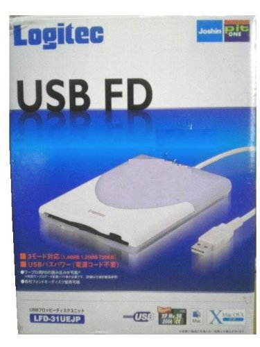 フロッピーディスク ドライブ 有難い USB LOGITEC