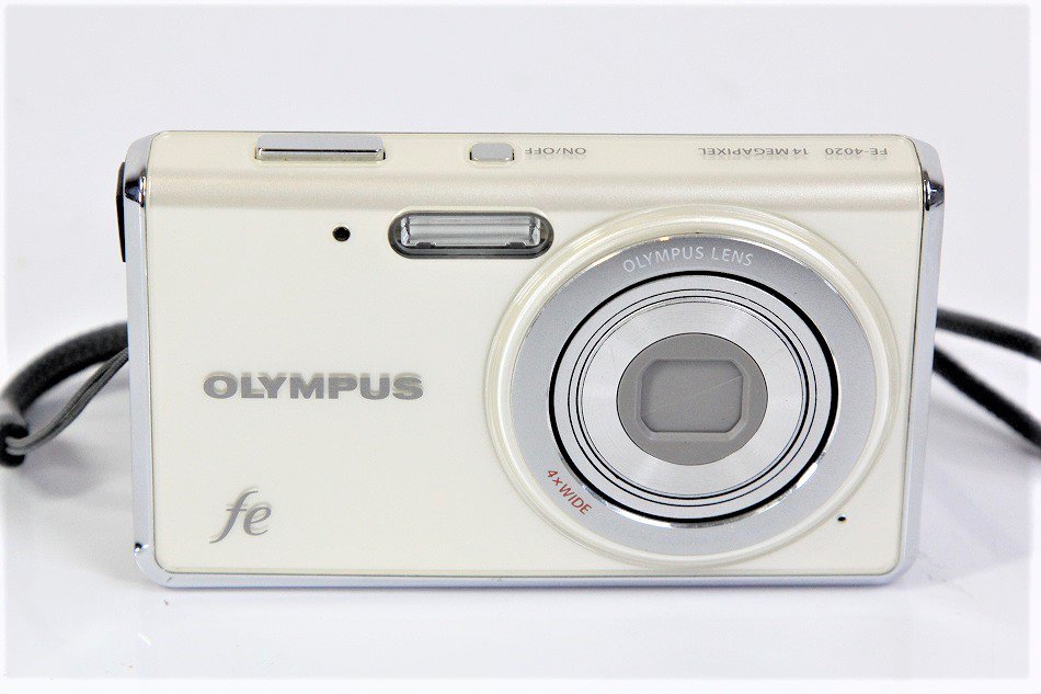 FE-4020 WHT｜OLYMPUS デジタルカメラ FE-4020 パールホワイト ｜中古品｜修理販売｜サンクス電機