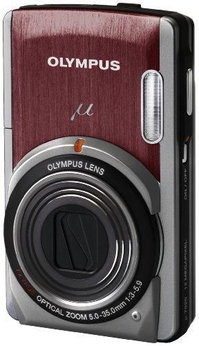 μ-7020 RED｜OLYMPUS デジタルカメラ μ-7020 レッド ｜中古品