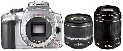 0128B004|Canon EOS KISS デジタル N シルバー Wズームキット 0128B004|Canon EOS KISS デジタル N シルバー Wズームキット