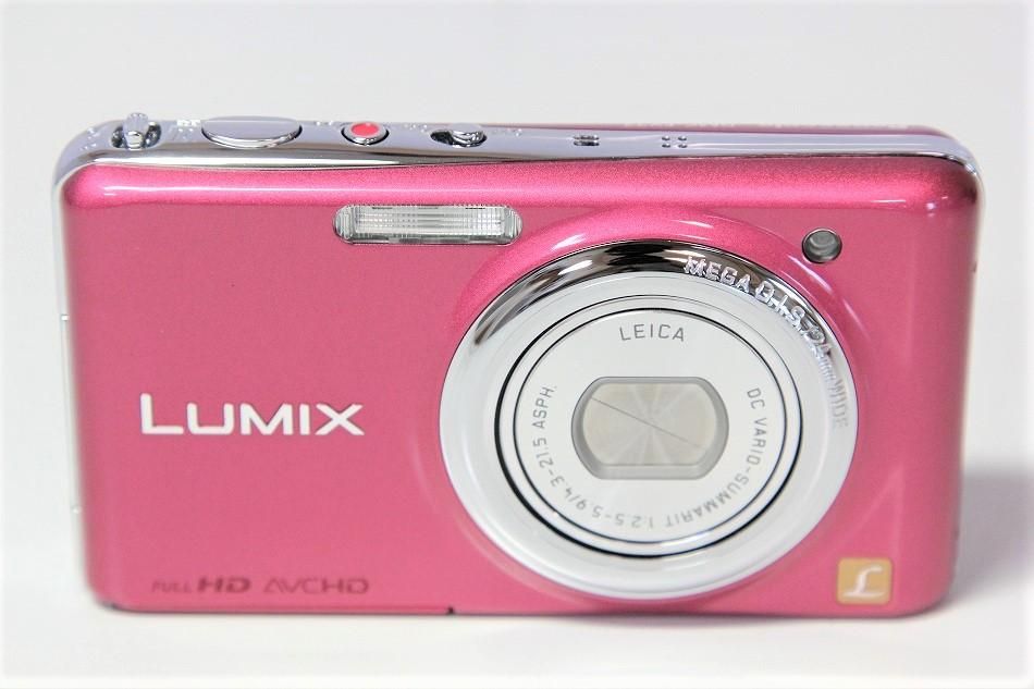 本日特価】 デジカメPanasonic LUMIX FX DMC-FX77-P デジタルカメラ