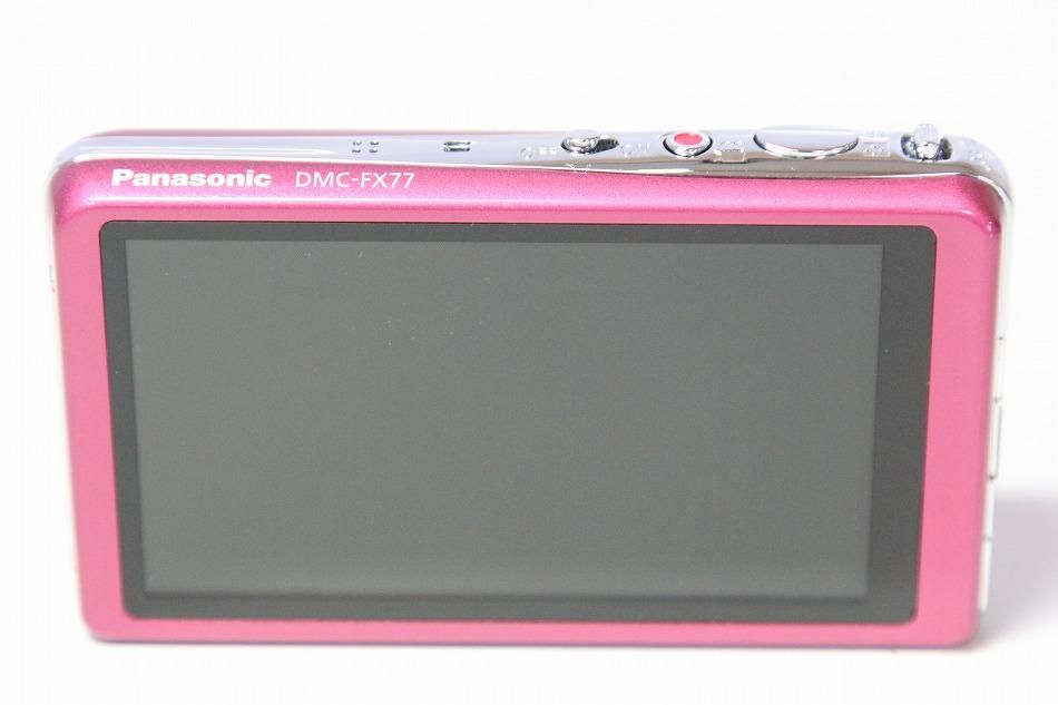 激安正規品 ピンク色 Panasonic LUMIX FX DMC-FX77-P デジタルカメラ 