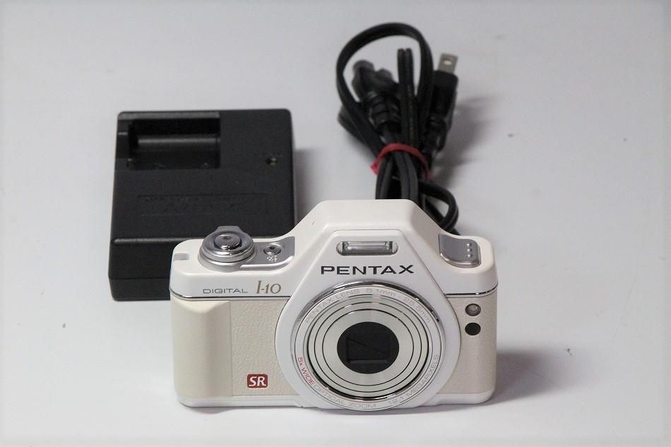 PENTAX デジタルカメラ Optio I-10 パールホワイト OPTIOI-10PH - カメラ