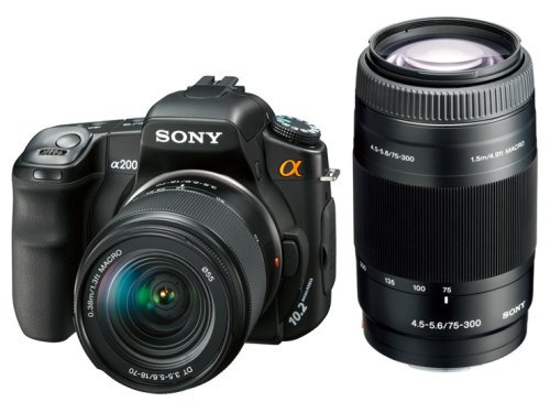 DSLR-A200W｜SONY デジタル一眼レフカメラWズームレンズキット α200 ダブルズームキット ｜中古品｜修理販売｜サンクス電機