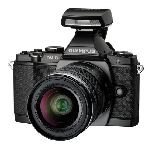 OM-D - Black Kit｜OLYMPUS ミラーレス一眼 OM-D E-M5 レンズキット ブラック 1605万画素 防塵 防滴 OM-D E- M5 LKIT BLK｜中古品｜修理販売｜サンクス電機