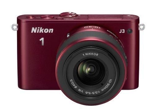 Nikon 1 J3LK(RD)｜Nikon ミラーレス一眼 Nikon 1 J3 標準ズームレンズ