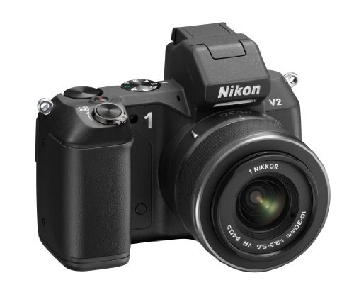 Nikon 1 V2LK(BK)｜Nikon ミラーレス一眼 Nikon 1 V2 レンズキット 1 NIKKOR VR 10-30mm  f/3.5-5.6付属 ブラック｜中古品｜修理販売｜サンクス電機