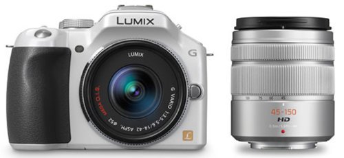 LUMIX DMC-G5W デジタル一眼カメラ（45-150mmは新品未使用）