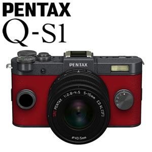 PENTAX Q-S1 RED 赤スマホ/家電/カメラ