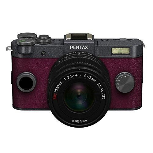 06308｜PENTAX ミラーレス一眼 Q-S1 ズームレンズキット [標準ズーム 02 STANDARD ZOOM] ガンメタル/バーガンディー  013｜中古品｜修理販売｜サンクス電機