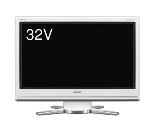 SHARP 32V型 フルハイビジョン 液晶テレビ AQUOS LC-32DS3-W ホワイト【中古品】 - 定番好評