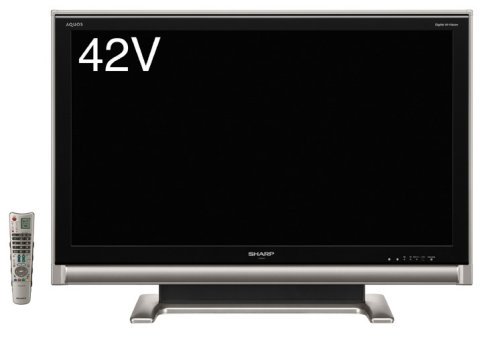 42型 テレビ SHARP シャープ AQUOS 2009年製 リモコン付き 引っ越し 買い替え 家電 42V - 家具