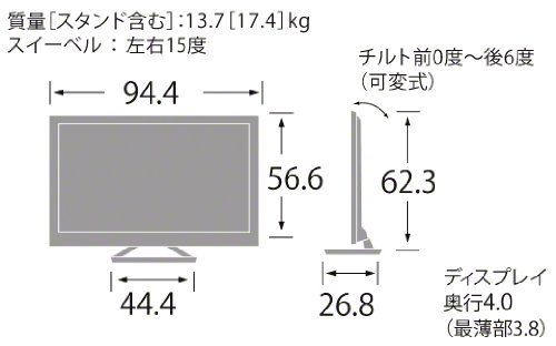 KDL-40HX850｜SONY 40V型 フルハイビジョン 液晶テレビ BRAVIA ｜中古