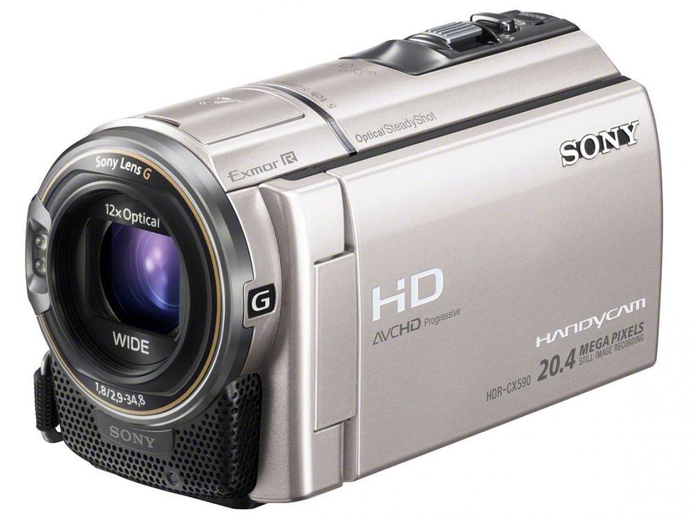 HDR-CX590V(S)｜SONY HDビデオカメラ Handycam シャンパンシルバー｜中古品｜修理販売｜サンクス電機