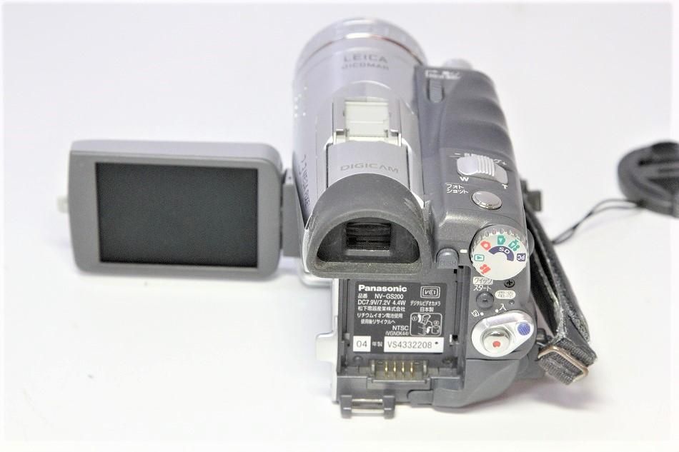 動作品 Panasonic NV-DS200 miniDV ダビングなどに - ビデオカメラ