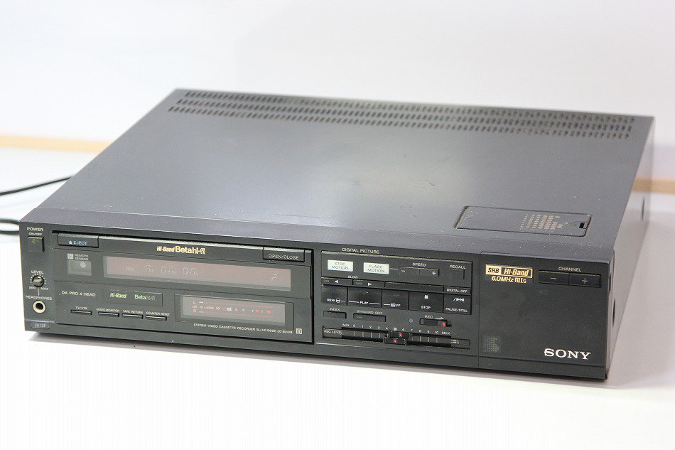 SONY ベータビデオデッキ SL-HF1000D - 映像機器