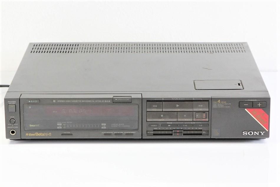 ☆SONY Betamax SL-HF85D Hi-Band Beta ベータ ビデオデッキ ジャンク 