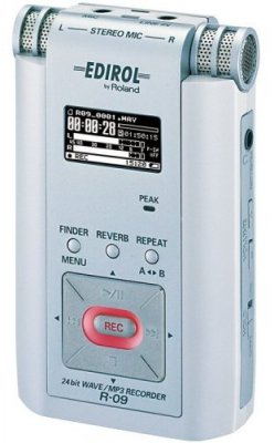 Roland 24bit WAVE/MP3 Recorder () R-09Wʡ