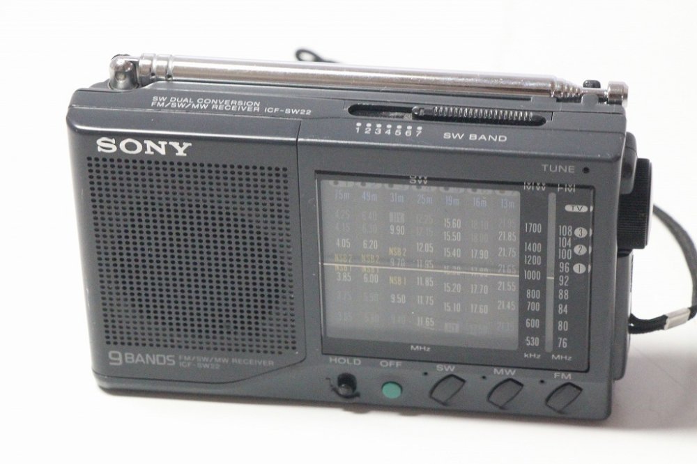 ICF-SW22｜SONY FMラジオ (ブラック)｜中古品｜修理販売｜サンクス電機