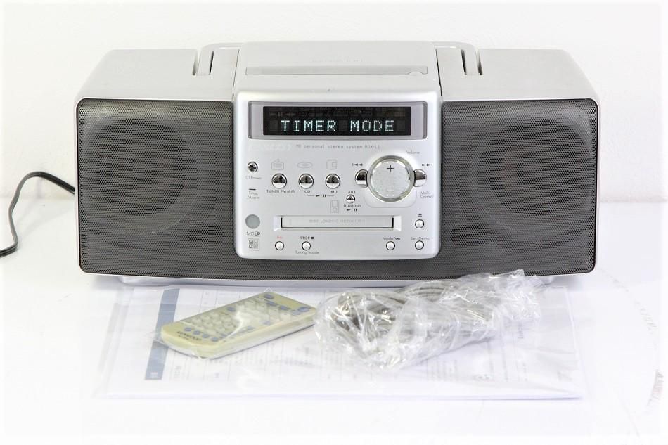 MDX-L1-H｜ケンウッド(KENWOOD) （グレー）　[MD/CDパーソナルステレオシステム]｜中古品｜修理販売｜サンクス電機