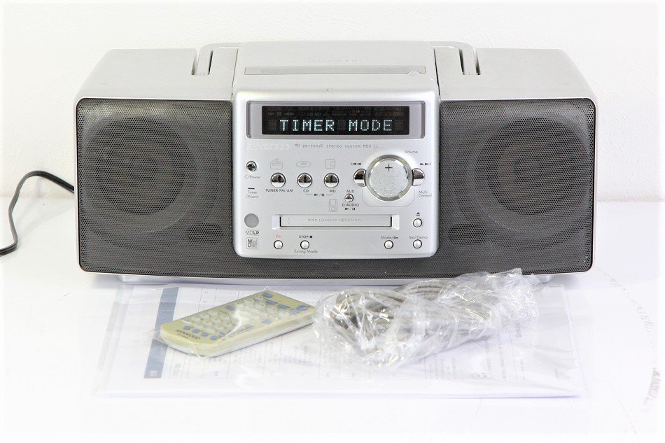 KENWOOD MDX-L1-H CD・MD・ラジオパーソナルステレオシステム グレー - 3