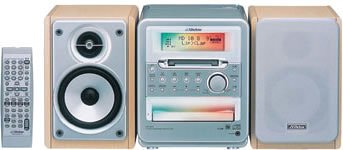 オーディオ機器ビクター JVC コンポ UX-Q15-W（CD/MD/カセット）