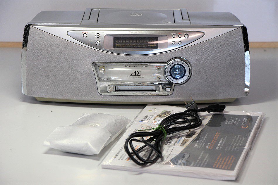 ラジカセ シャープ MD CD SD-FX10 - ポータブルプレーヤー