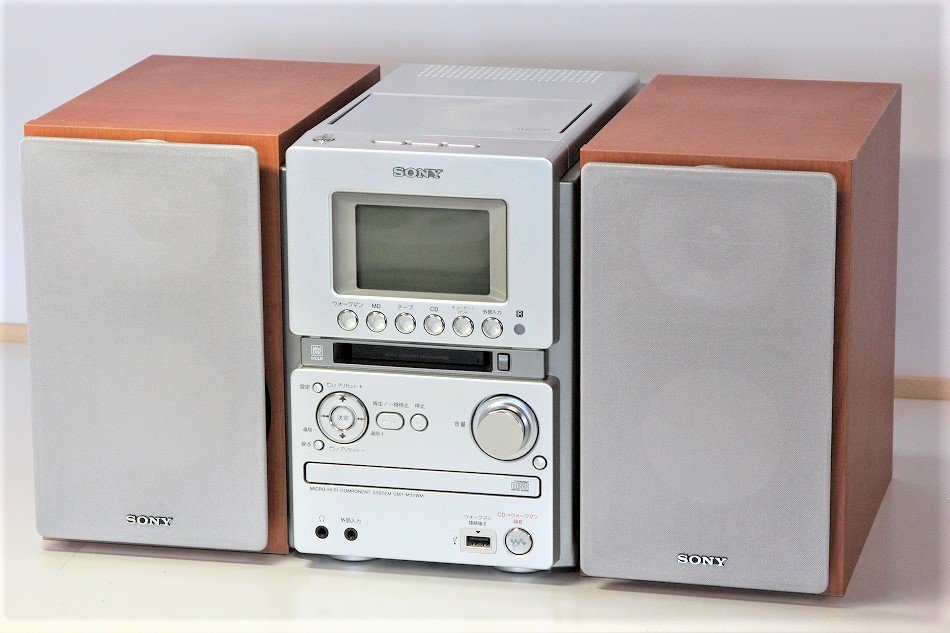 美品 SONY CMT-M35WM ① CD MD テープ ウォークマン