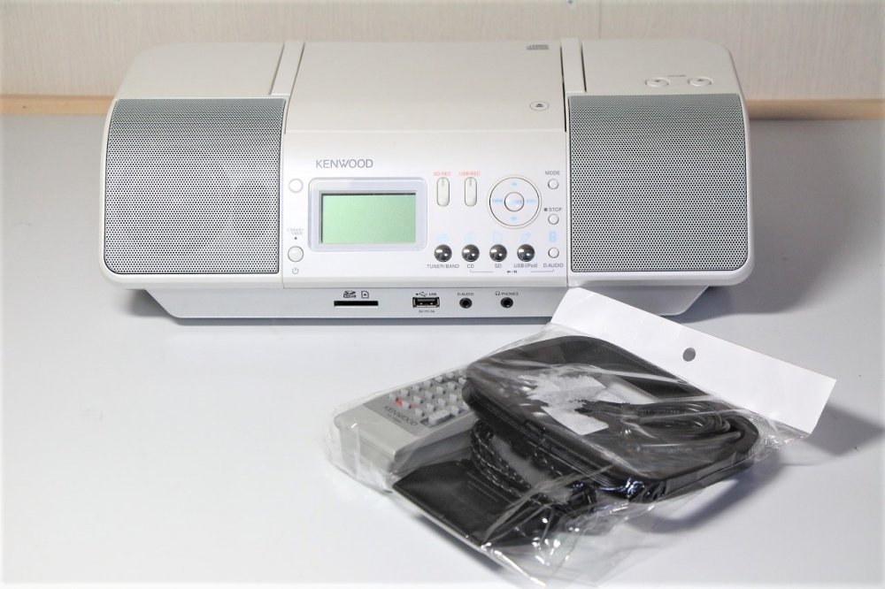 大音量CDプレーヤー CLX-30 KENWOOD リモコン付き - オーディオ機器