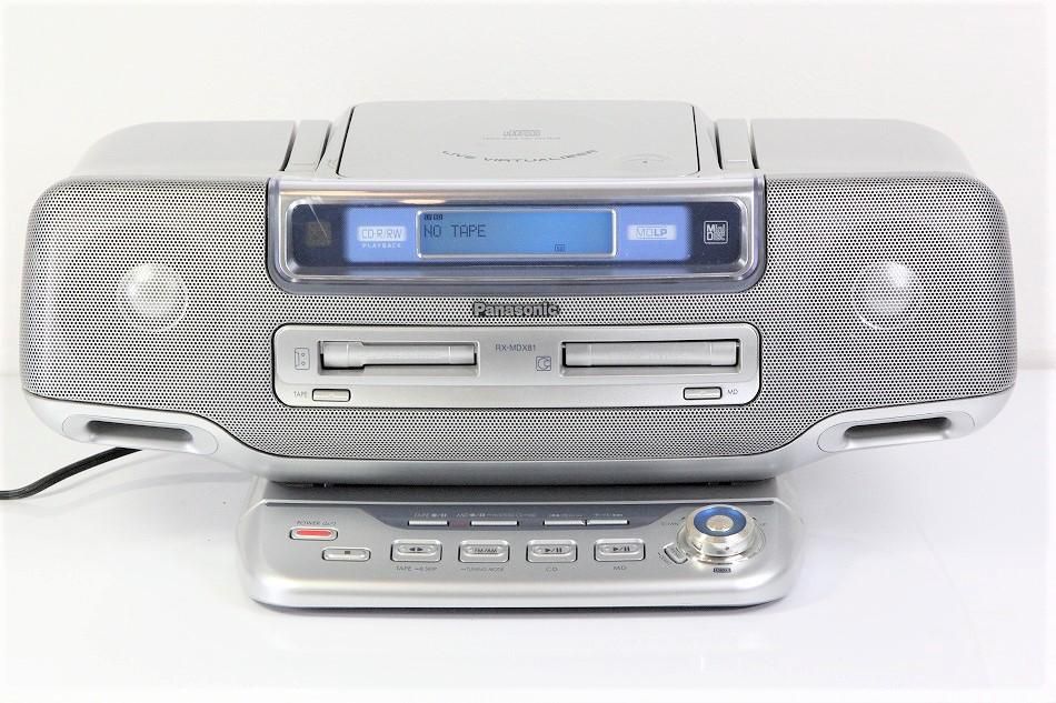 RX-MDX81｜Panasonic MDラジカセ シルバー｜中古品｜修理販売