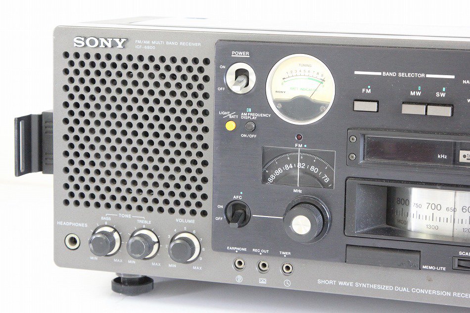 ICF-6800｜SONY BCLラジオ 万能ACアダプター付｜中古品｜修理販売 