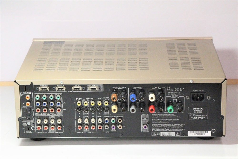 ONKYO オンキョー TX-SA505 AVサラウンドアンプ - オーディオ機器