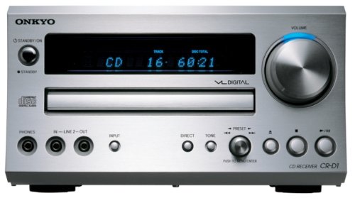 CR-D1(S)｜ONKYO CD/FMチューナーアンプ 60W+60W シルバー ｜中古品