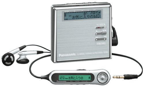 SJ-MR250-S｜Panasonic ポータブルMDレコーダー シルバー ｜中古品