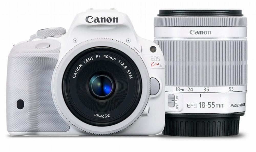 KISSX7WH-WLK2｜Canon デジタル一眼レフカメラ EOS Kiss X7(ホワイト) ダブルレンズキット2 EF-S18