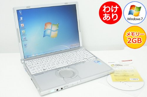 品)【パソコン】 ノートパソコン Panasonic レッツノート CF-T8 Core2Duo--
