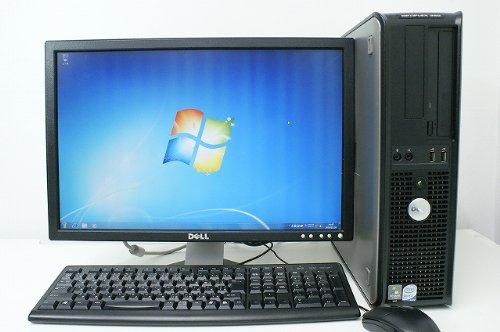 パソコン デスクトップ DELL OptiPlex 780 SFF Core2Duo E8600 3.33GHz 4GBメモリ 320GB Sマルチ Windows7 Pro 搭載 リカバリーディスク付属 khxv5rg