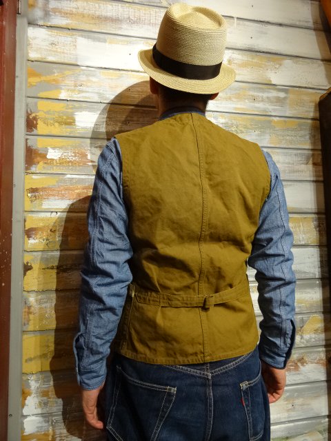 FREEWHEELERS ”CONDUCTOR VEST” （RED BEIGE） - OLD STAND UP