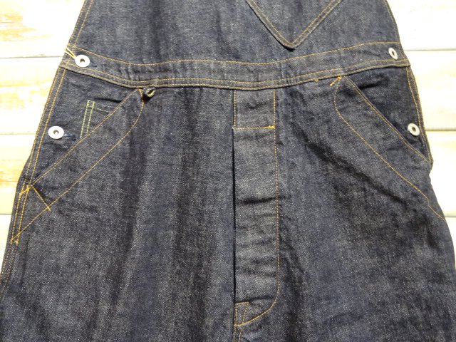 TROPHY CLOTHING　1503”Authentic Denim Overalls”　（13.5oz DENIM） - OLD STAND  UP