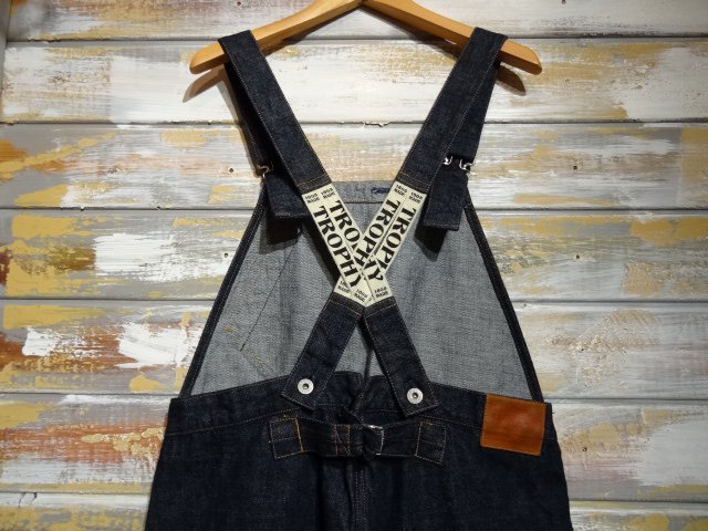 TROPHY CLOTHING　1503”Authentic Denim Overalls”　（13.5oz DENIM） - OLD STAND  UP