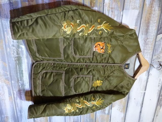 JELADO ”Quilting Jacket Custom” （OLIVE） - OLD STAND UP