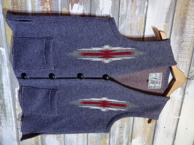 JELADO ”Santa Fe” VEST （NAVY） - OLD STAND UP