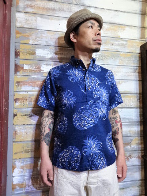 JELADO ”Pullover B.D Aloha Shirts” （オールド・ネイビー） - OLD