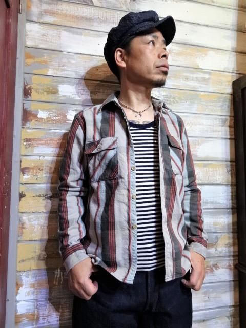 80s “ISSEY MIYAKE” 筆タグ gray color ombre check pattern shirt 80年代 イッセイミヤケ  オンブレチェックシャツ | anti knovum（アンタイノーム）