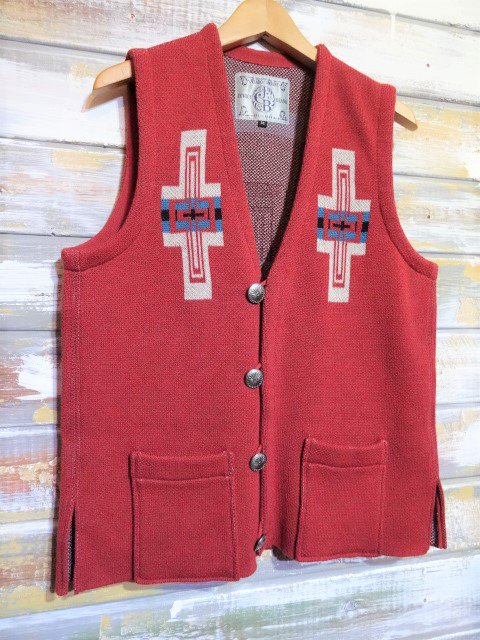 JELADO ”Santa Fe” VEST （OLD RED） - OLD STAND UP