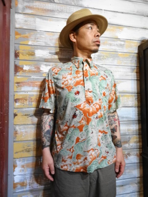 JELADO ”Pullover B.D Aloha Shirts” （オールド トマト） - OLD STAND UP