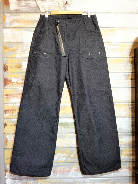 JOHN GLUCKOW Riders on the Storm ”Ursula Trousers”（INDIGO） - OLD STAND UP