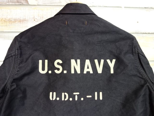 FREEWHEELERS ”U.D.T.-11 CREW CUSTOM” DECK WORKER JACKET（NAVY） - OLD STAND  UP